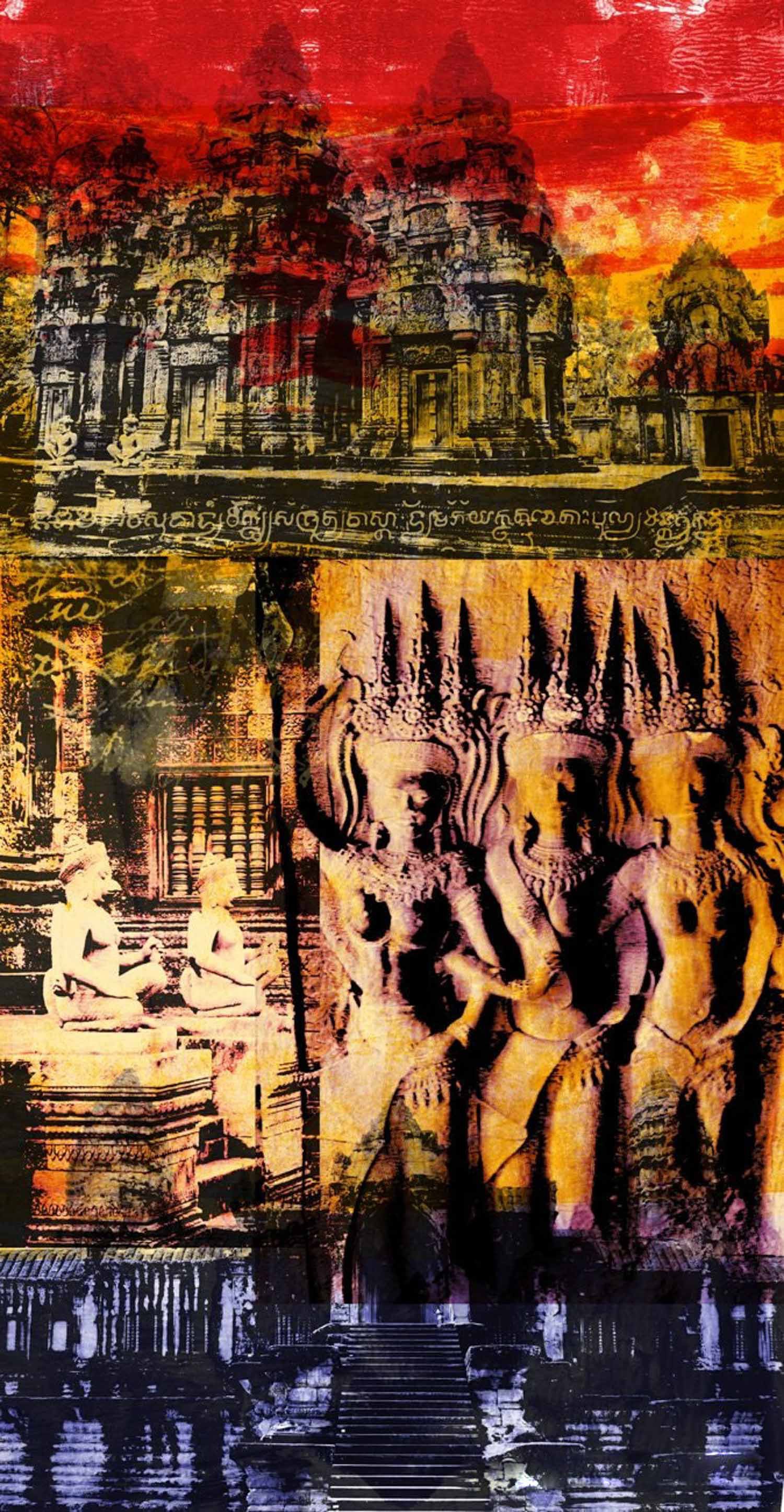Sven Pfrommer, Cambodia Mixed Media IX Sven Pfrommer, Cambodia Mixed Media IX