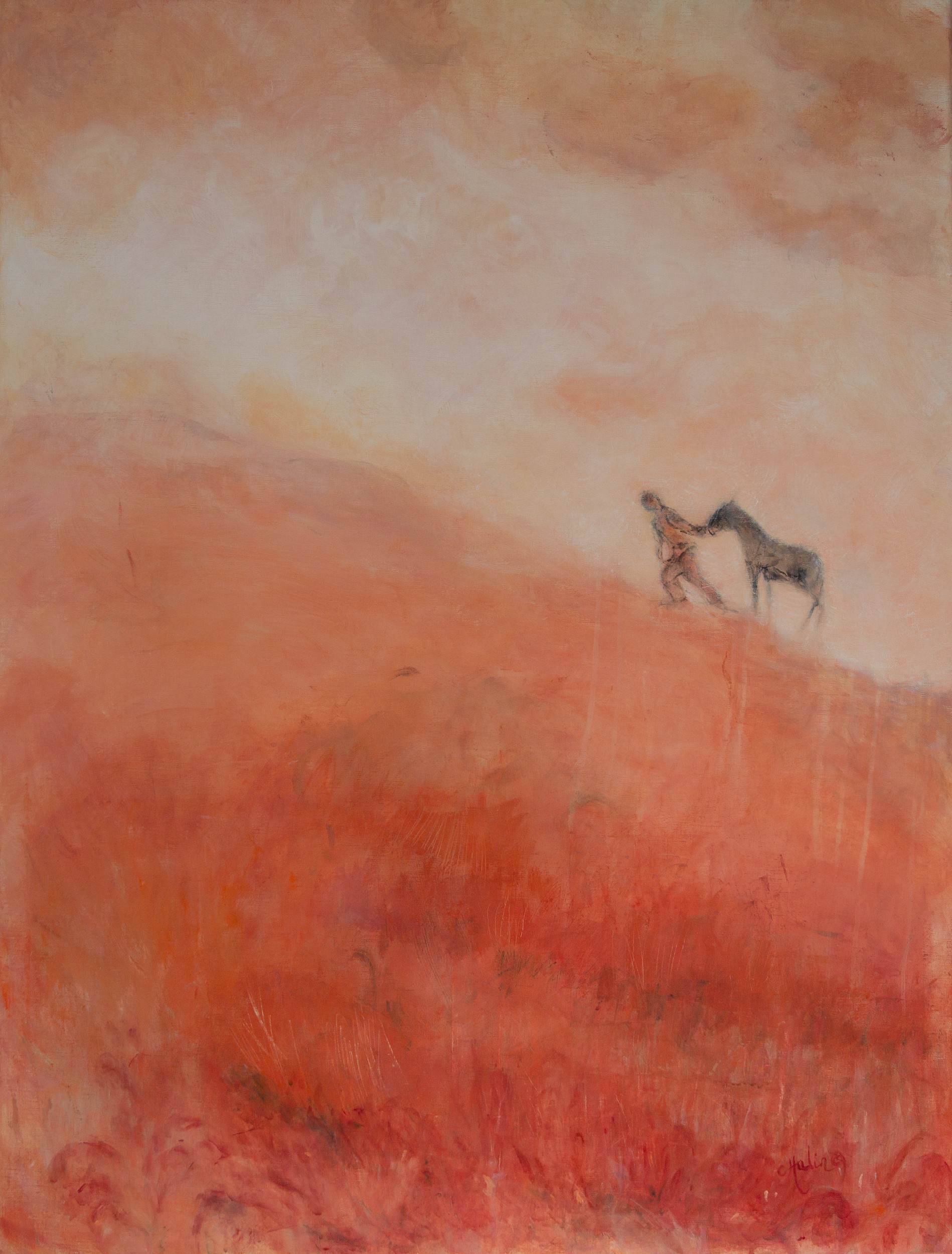Clotilde Hulin-Quarez, L'égaré ou le brouillard Rose Clotilde Hulin-Quarez, L'égaré ou le brouillard Rose
