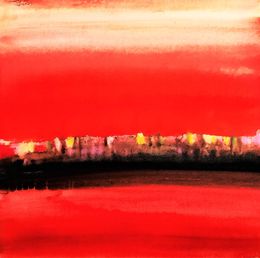 Painting, Méditation Horizon, Sounya Whang
