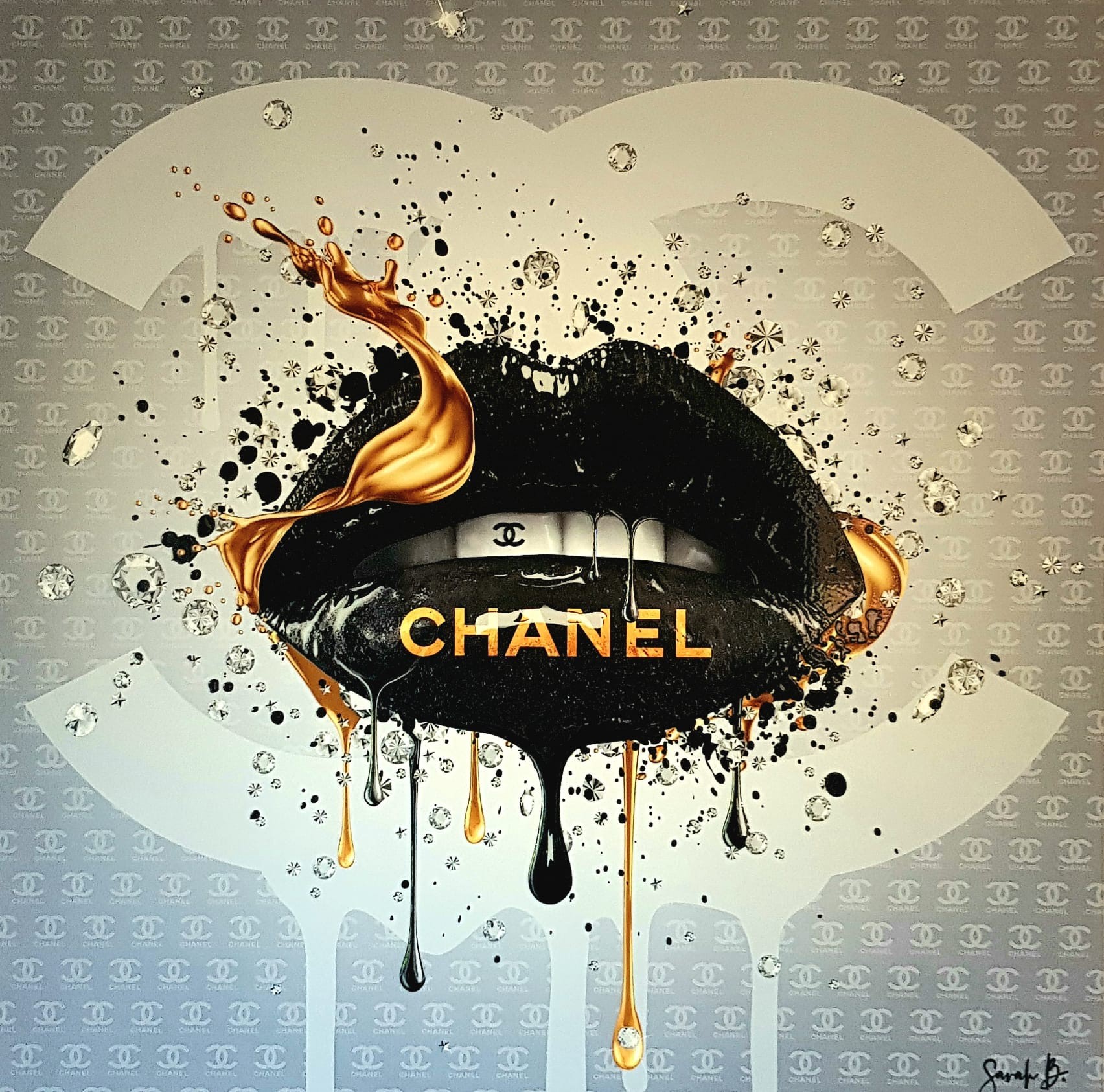 Chanel Black Lips