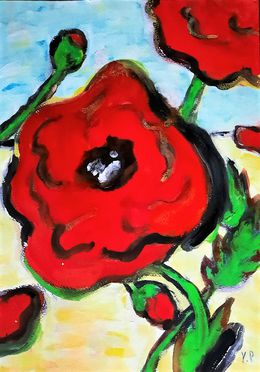 Gemälde, Coquelicot, Youmi
