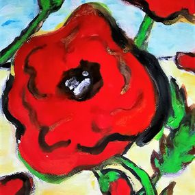 Peinture, Coquelicot, Youmi