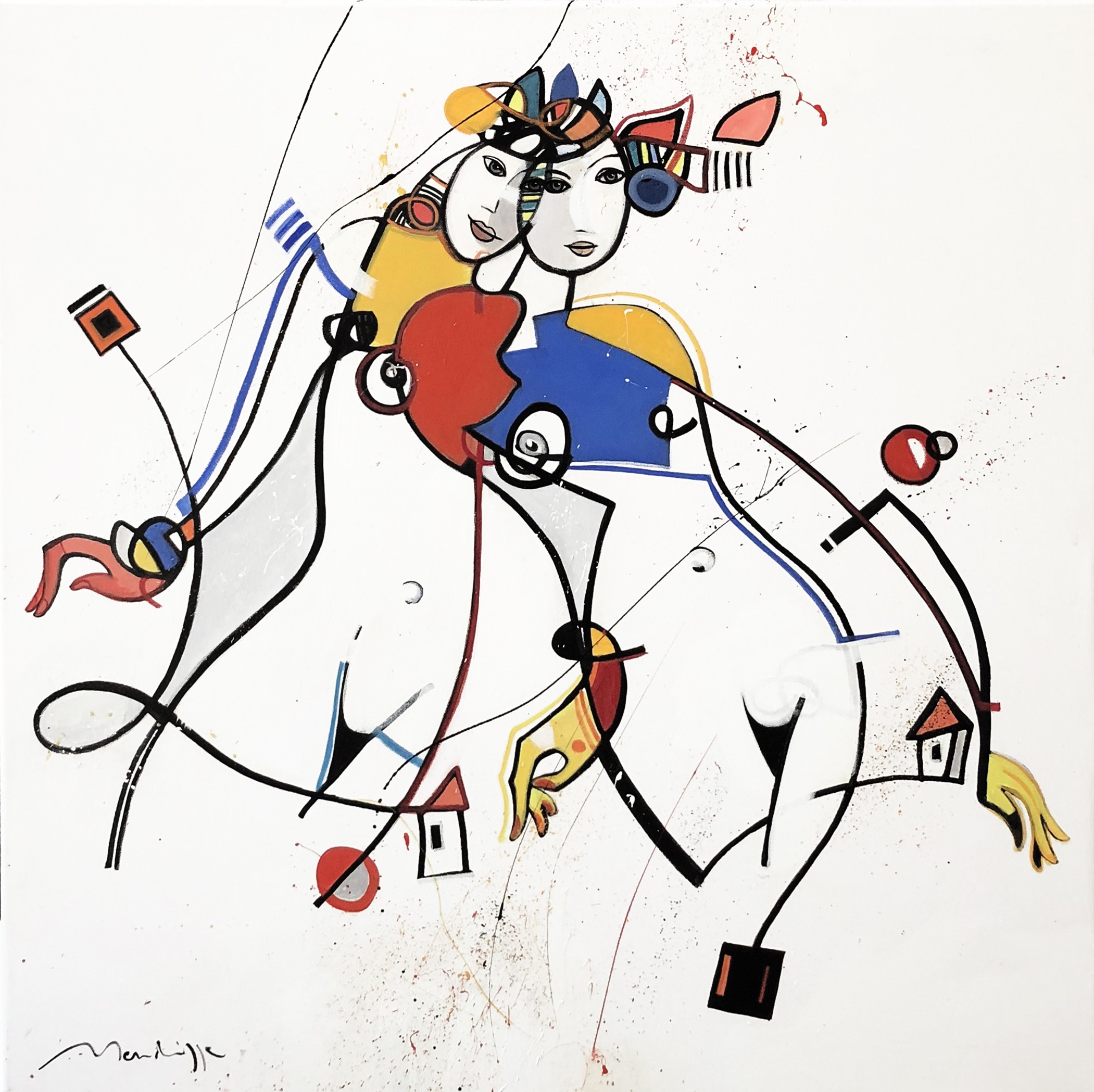 Jean-Louis Mendrisse, les danseuses Jean-Louis Mendrisse, les danseuses