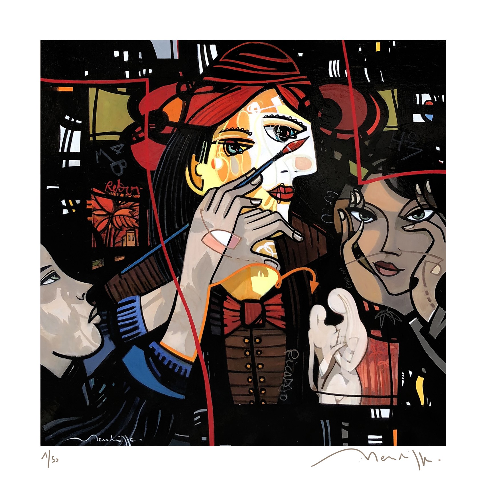 Jean-Louis Mendrisse, Le pinceau Picasso Jean-Louis Mendrisse, Le pinceau Picasso