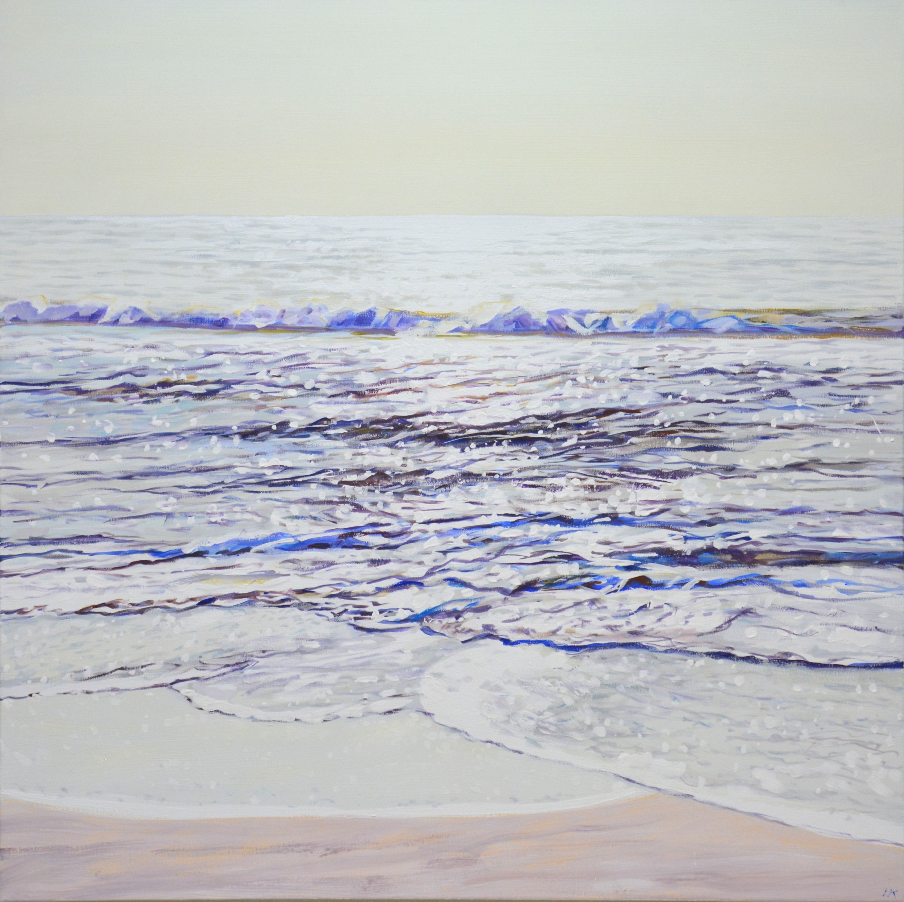 Iryna Kastsova, The sounds of the morning waves. Iryna Kastsova, The sounds of the morning waves.
