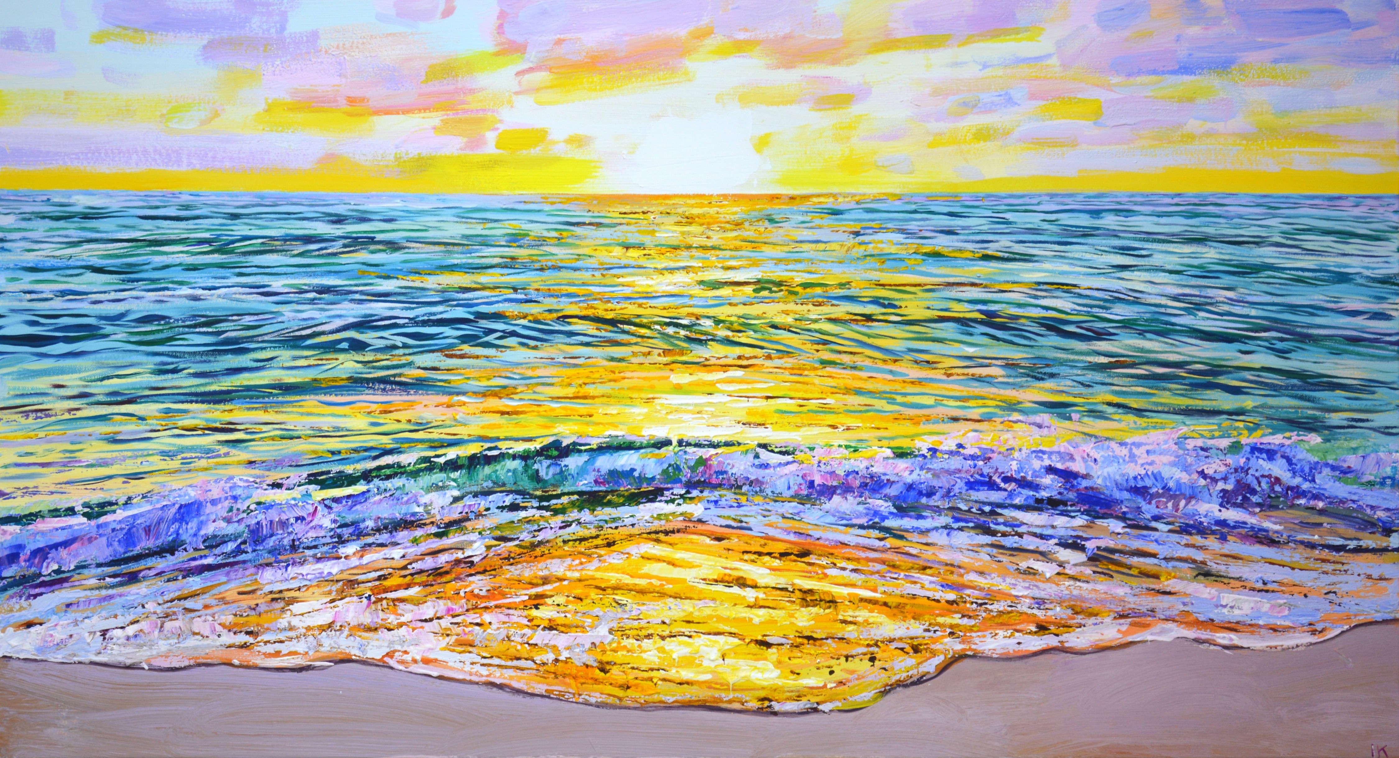 Iryna Kastsova, Magic sunset over the ocean. Iryna Kastsova, Magic sunset over the ocean.
