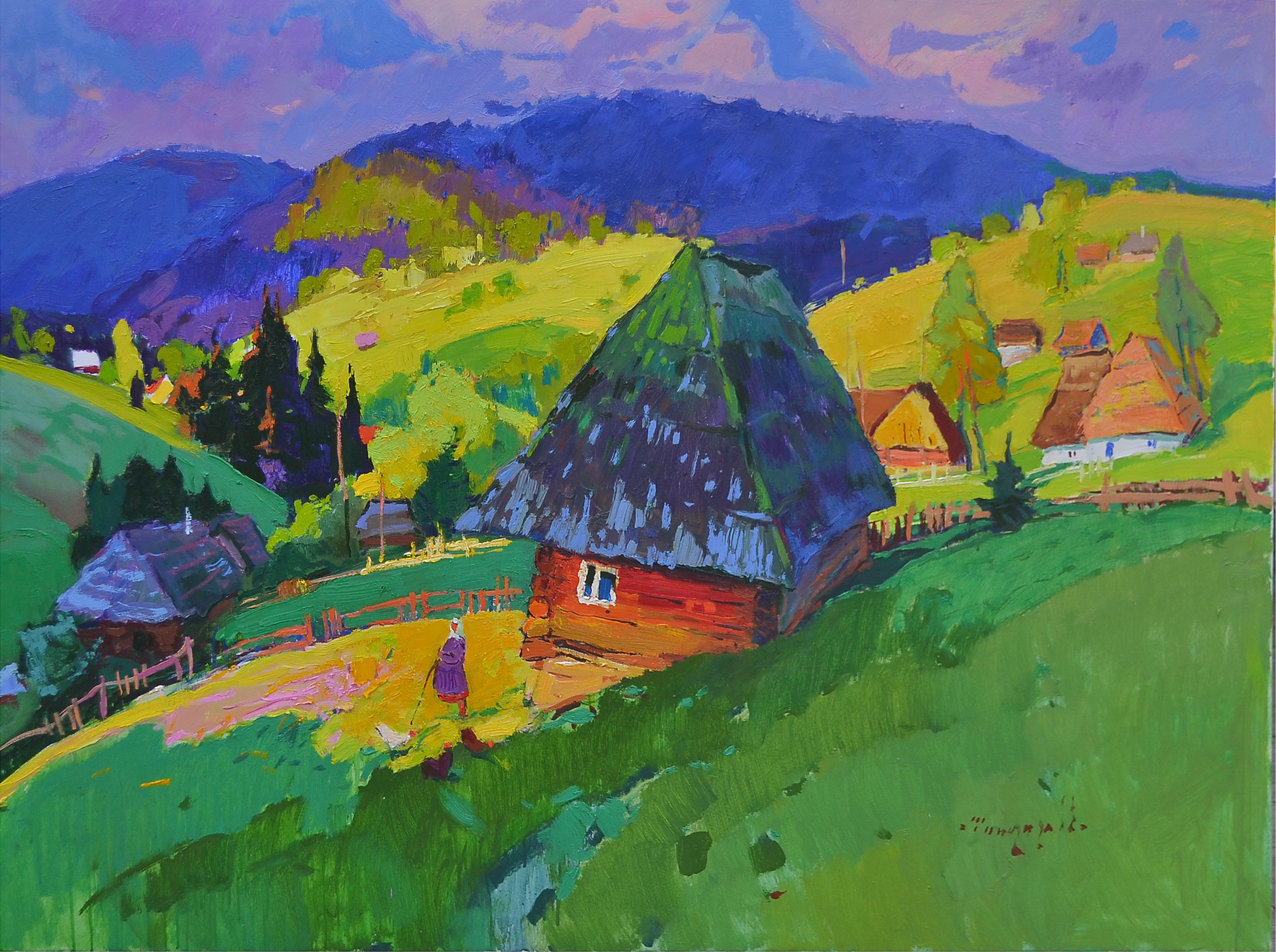 Alexander Shandor, The house on the slopes Alexander Shandor, The house on the slopes
