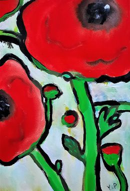 Gemälde, Coquelicots, Youmi