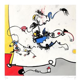 Print, promenade du chien, Jean-Louis Mendrisse