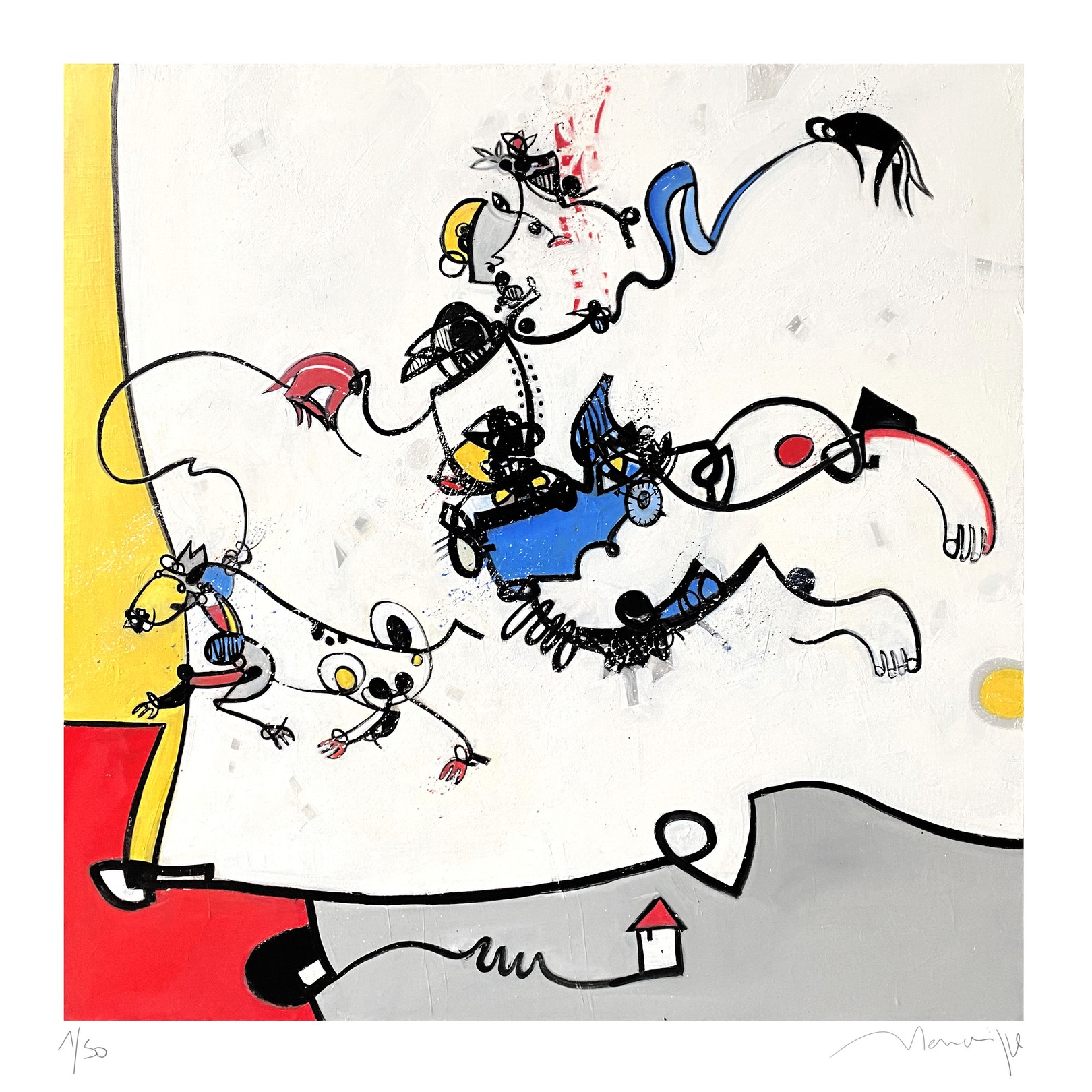 Jean-Louis Mendrisse, promenade du chien Jean-Louis Mendrisse, promenade du chien