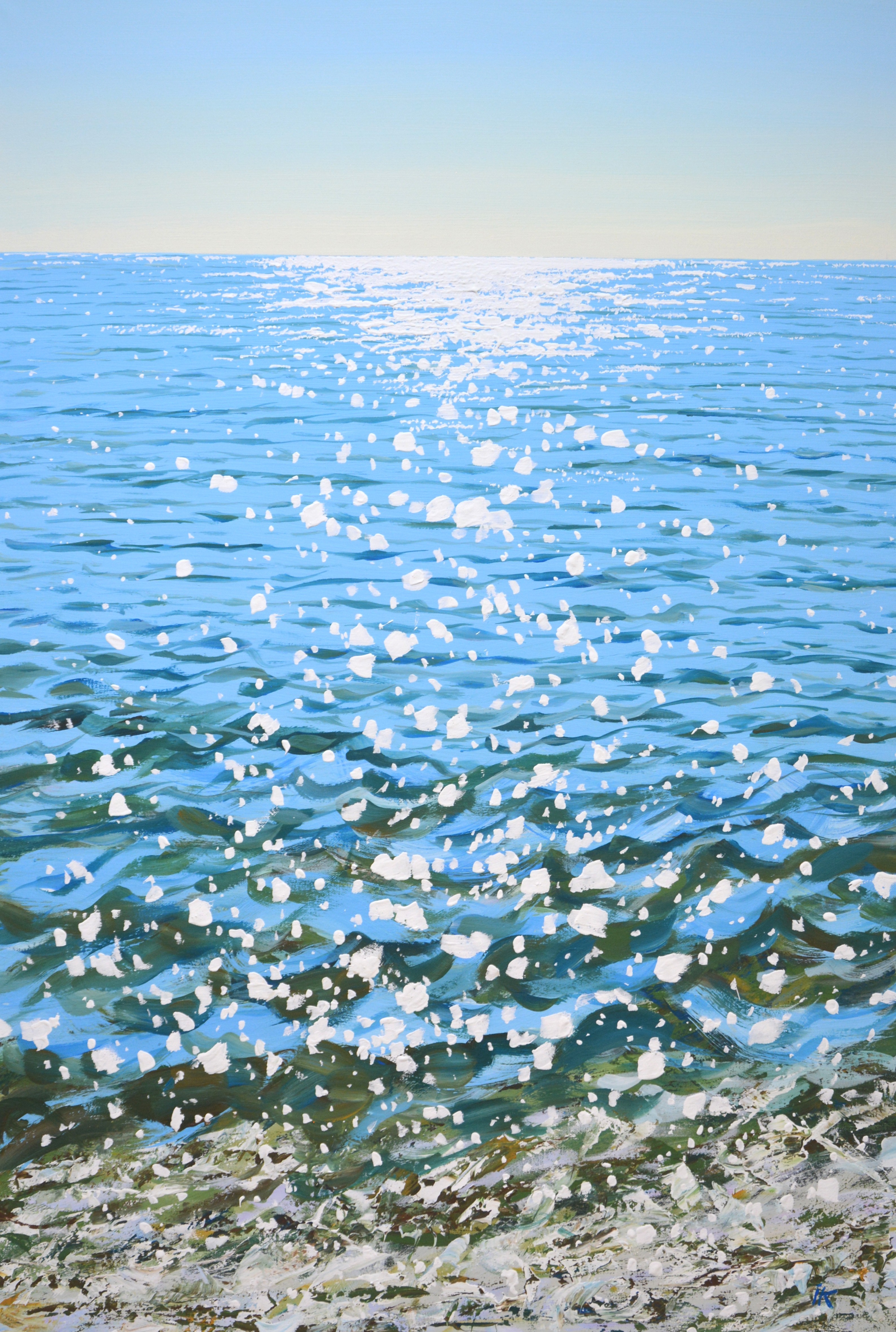 Iryna Kastsova, Blue water. Glare. Iryna Kastsova, Blue water. Glare.