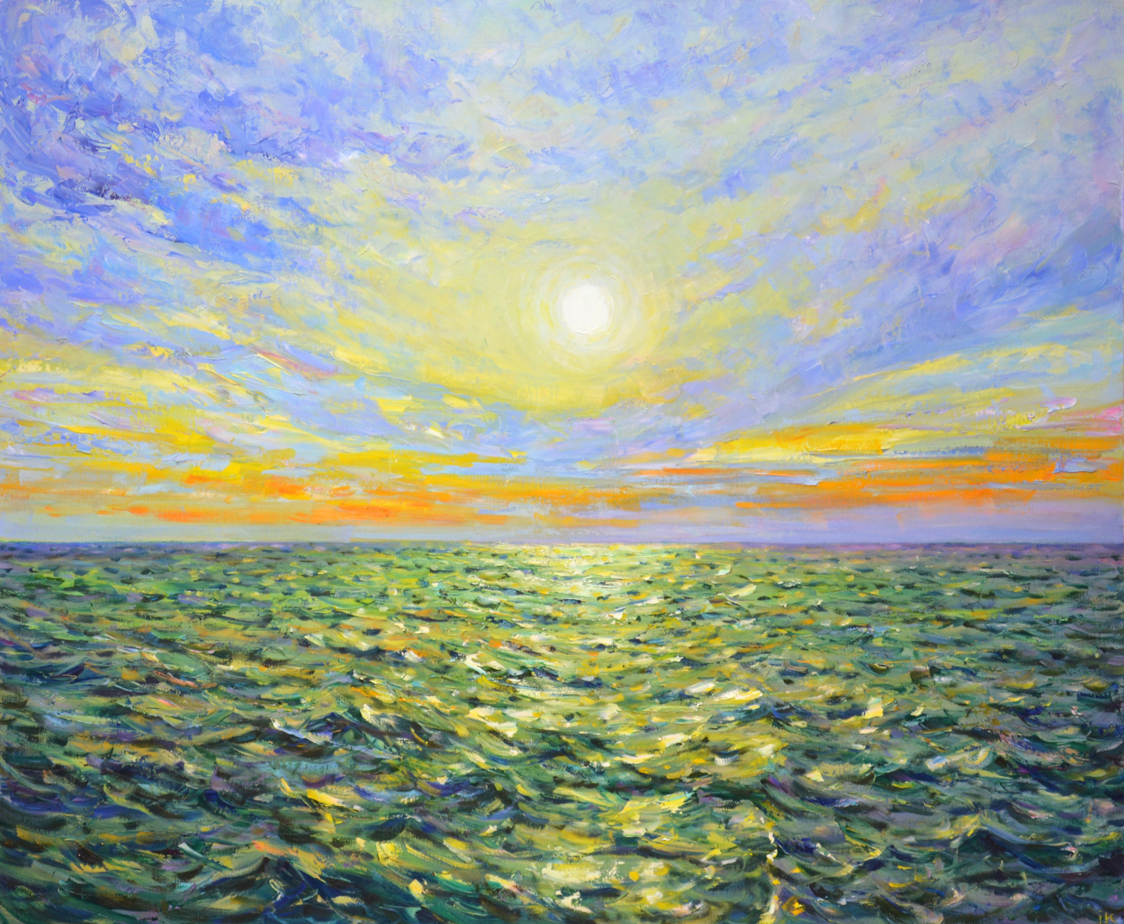 Iryna Kastsova, Dawn. Ocean. Iryna Kastsova, Dawn. Ocean.