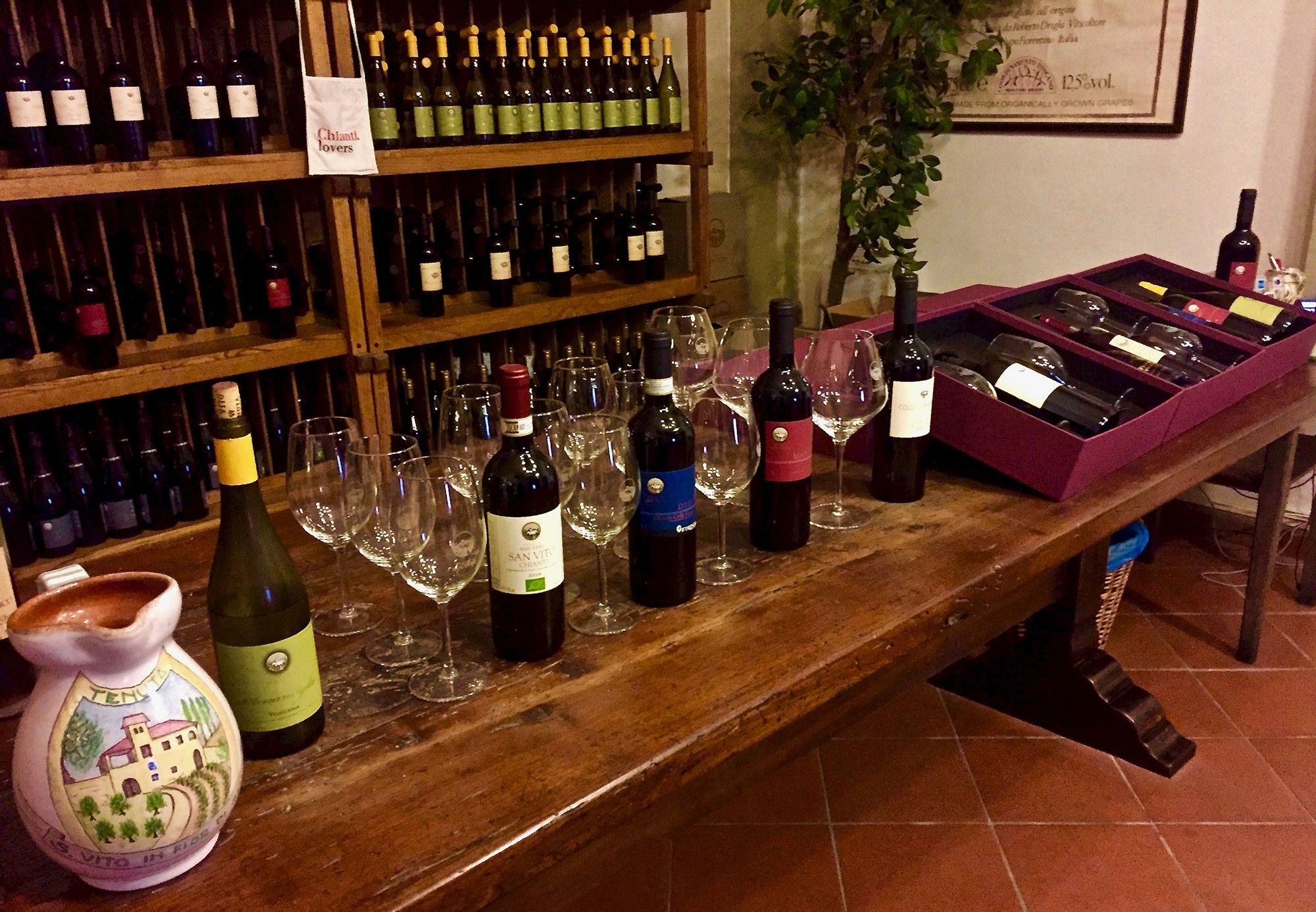 Donna Carnahan, Winetasting at San Vito Donna Carnahan, Winetasting at San Vito