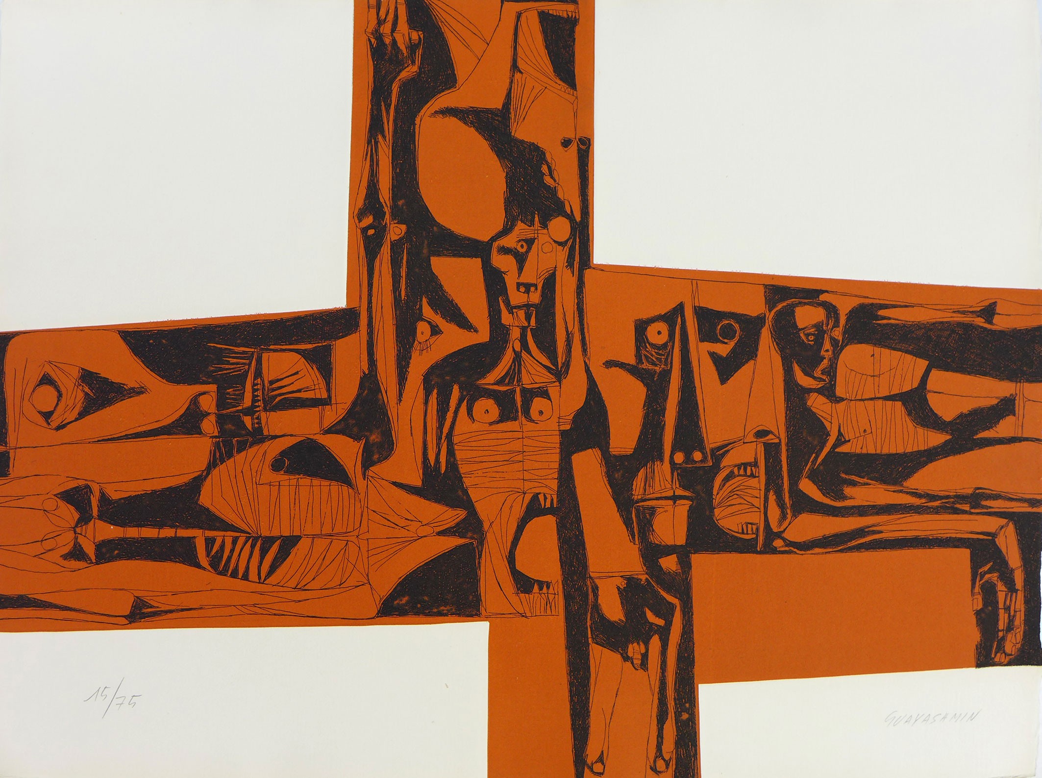 Oswaldo Guayasamin, Lidice 1 Oswaldo Guayasamin, Lidice 1