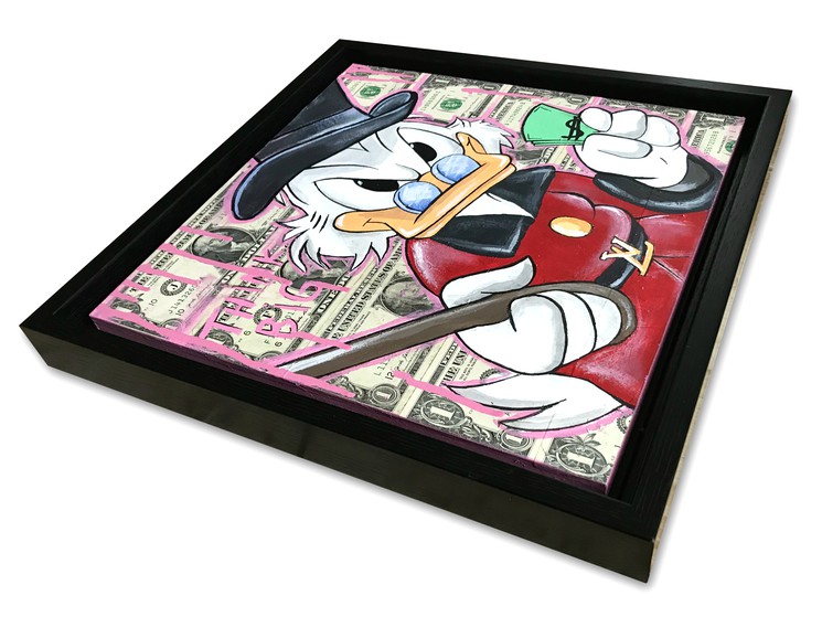 Scrooge McDuck - Louis Vuitton II - Artash Hakobyan - Acrylic on Canvas