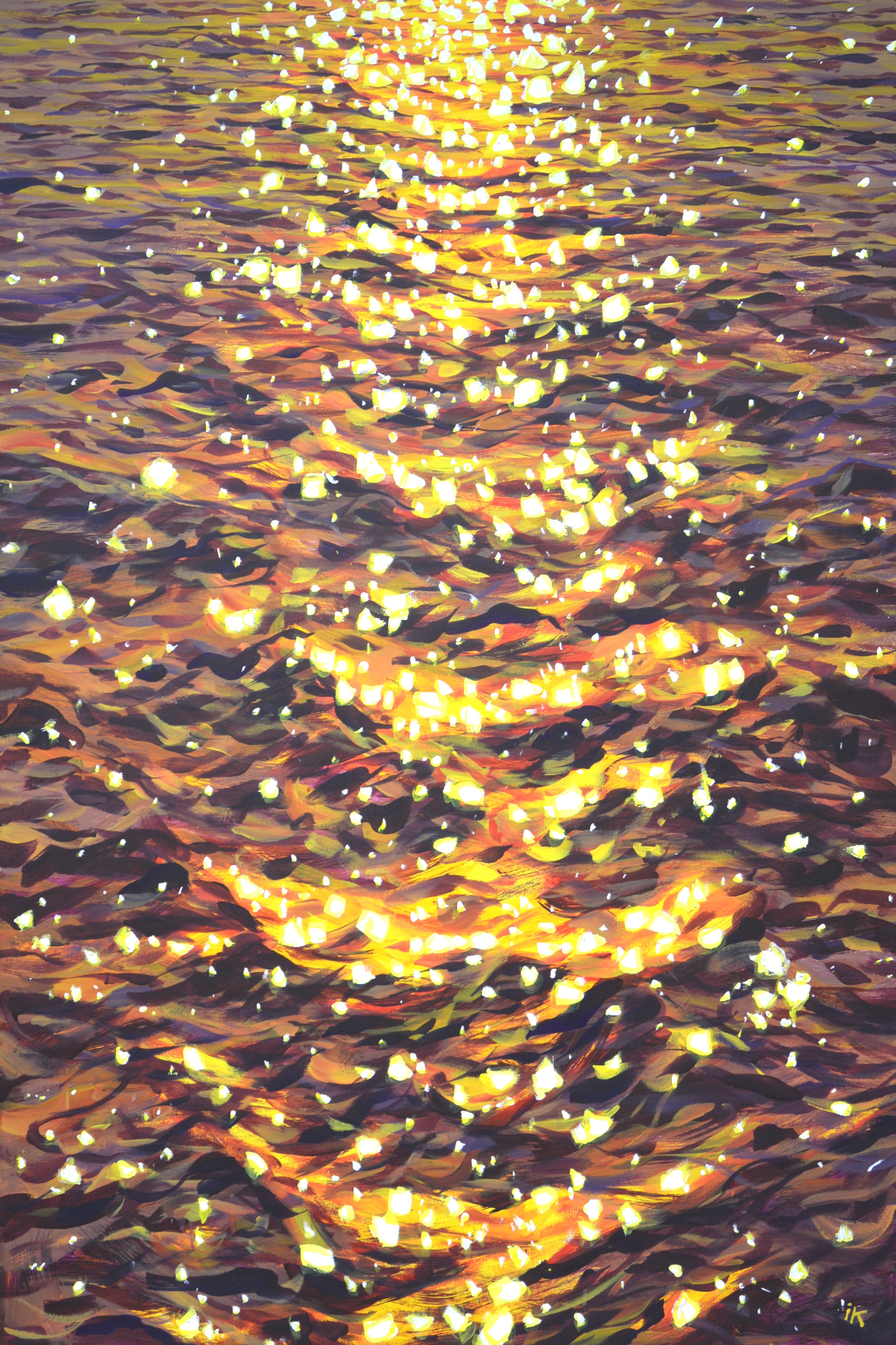 Iryna Kastsova, Evening light on the water 2. Iryna Kastsova, Evening light on the water 2.