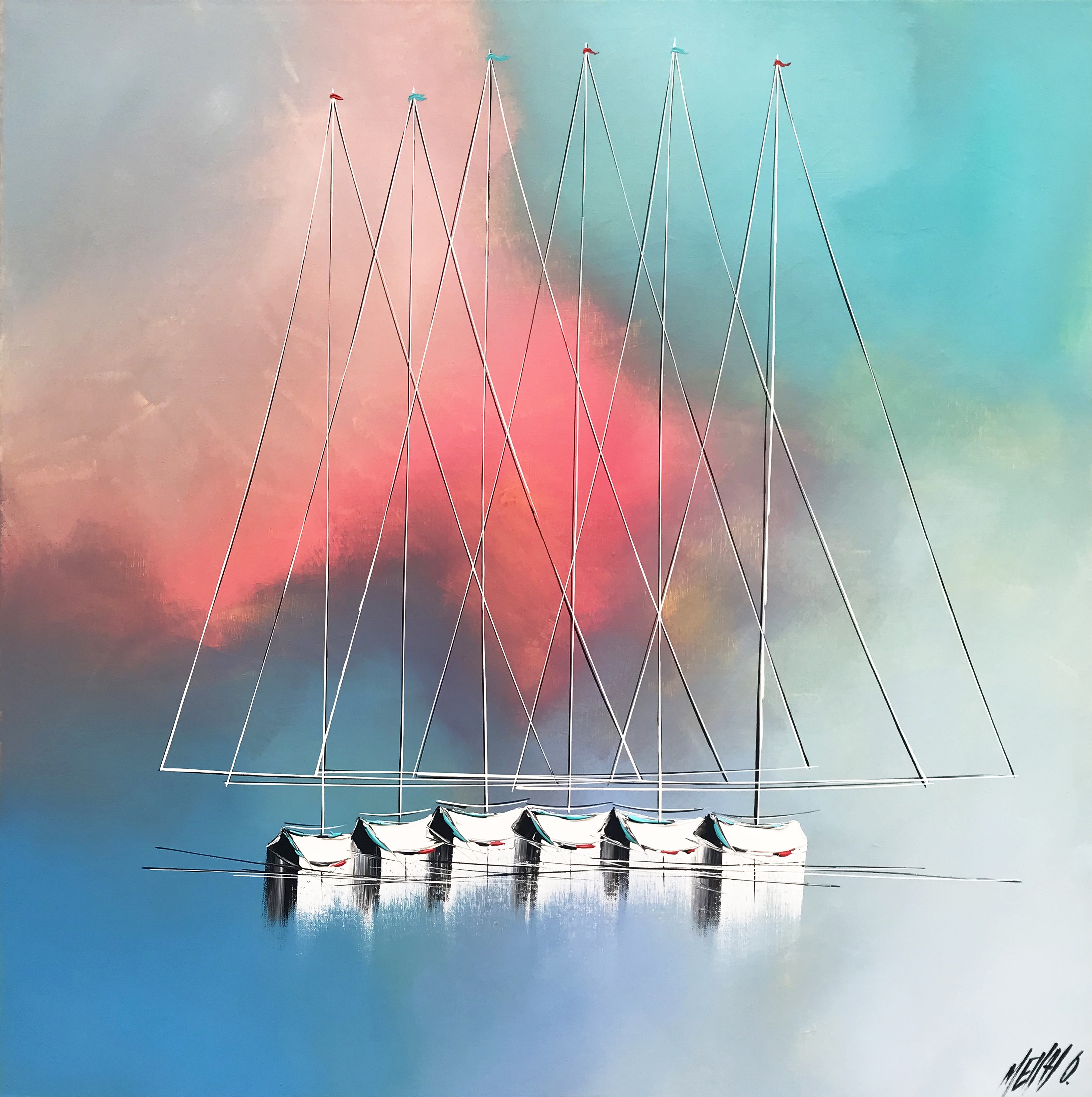 Olivier Messas, Aurore d'été... (Esprit voile 2021) Olivier Messas, Aurore d'été... (Esprit voile 2021)