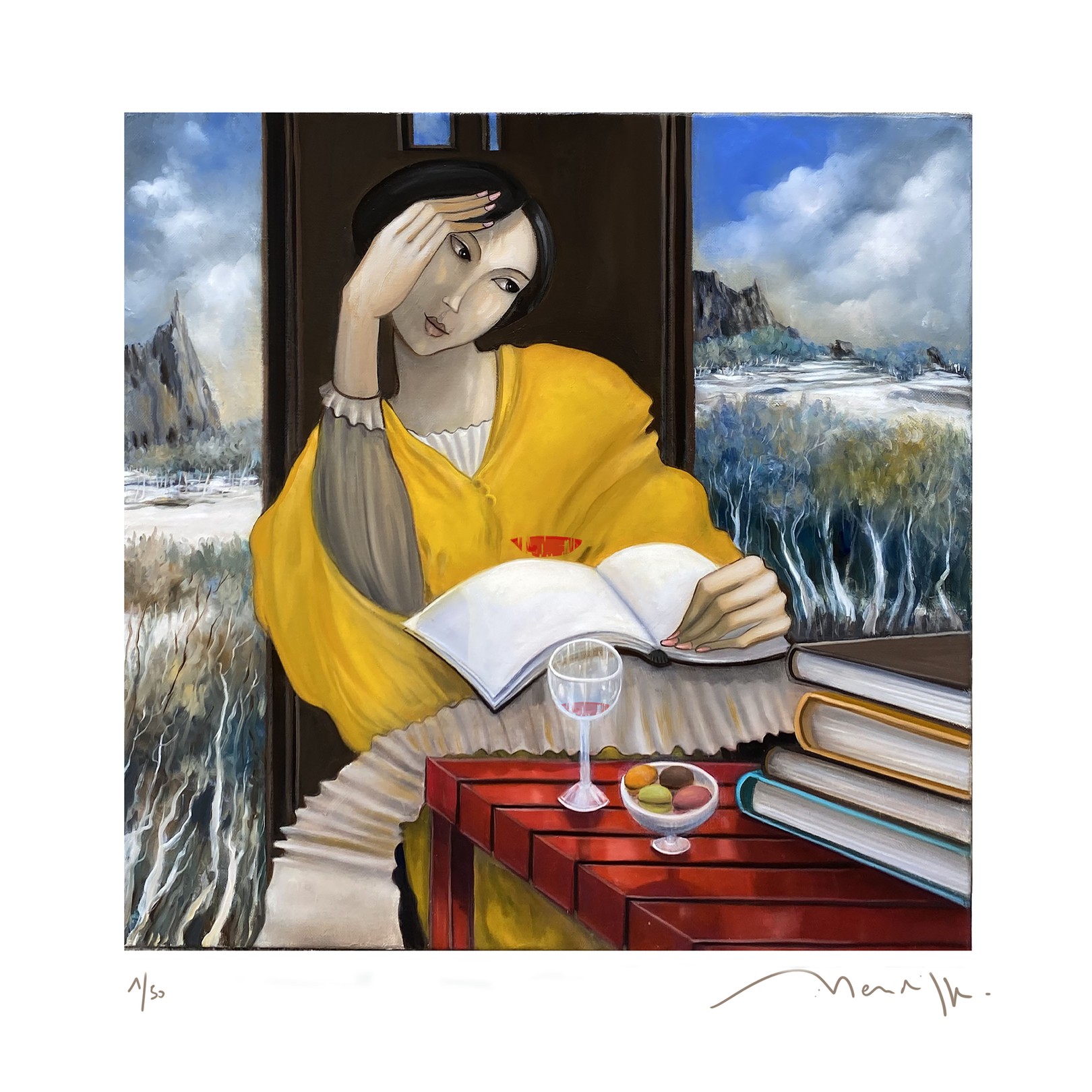 Jean-Louis Mendrisse, la liseuse Jean-Louis Mendrisse, la liseuse
