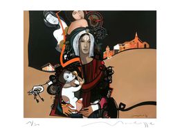 Print, La madone du desert, Jean-Louis Mendrisse