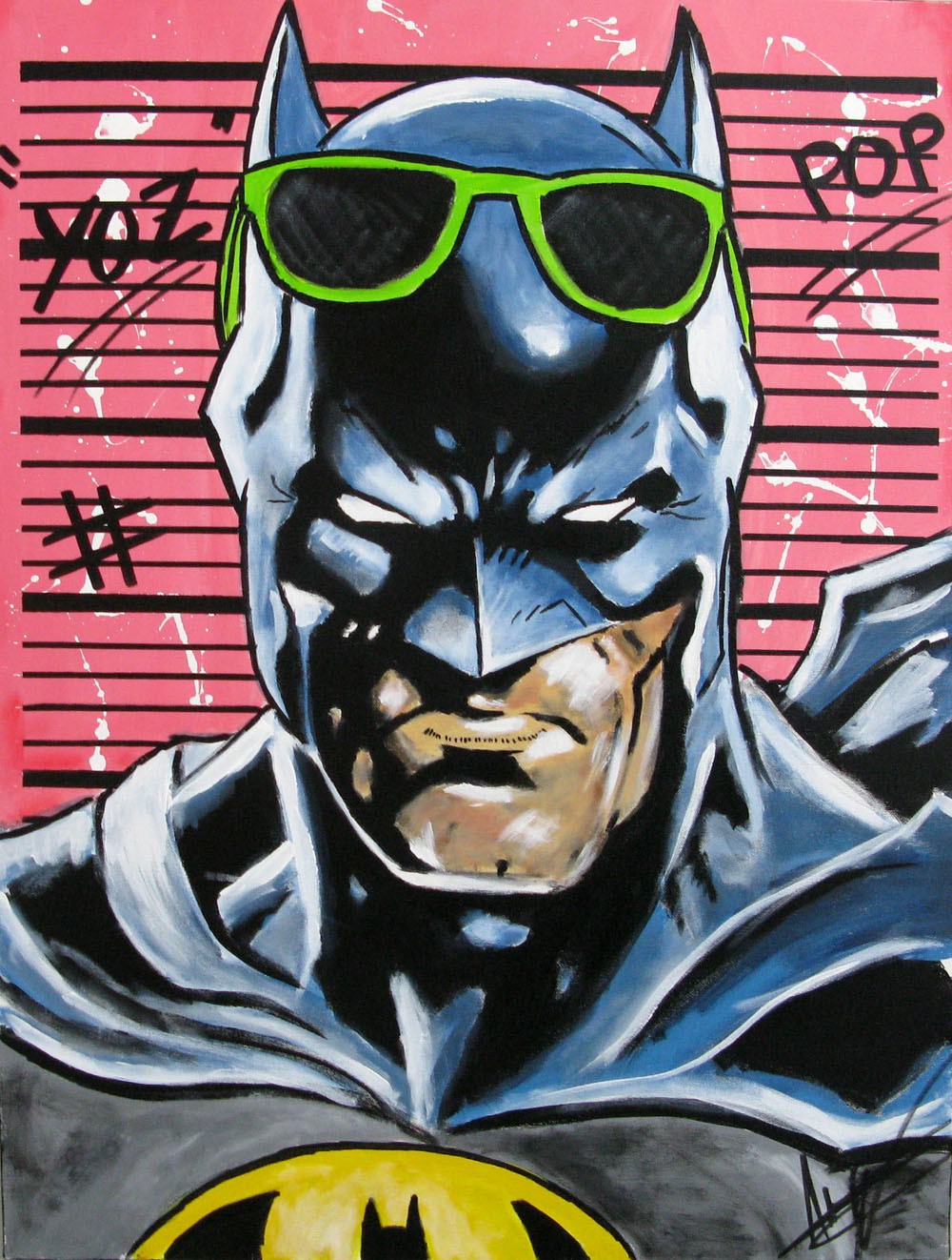 ▷ Batman Fun #3 by Yoz, 2022 | Painting | Artsper (1570314)