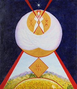 Gemälde, Protection of the Family, cycle We Are, Olena Smal