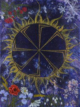 Painting, Kolovrat, cycle We Are, Olena Smal