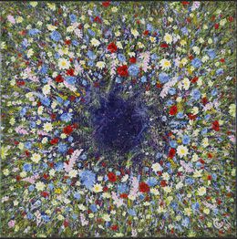 Peinture, Wondering flowers, cycle We Are, Olena Smal