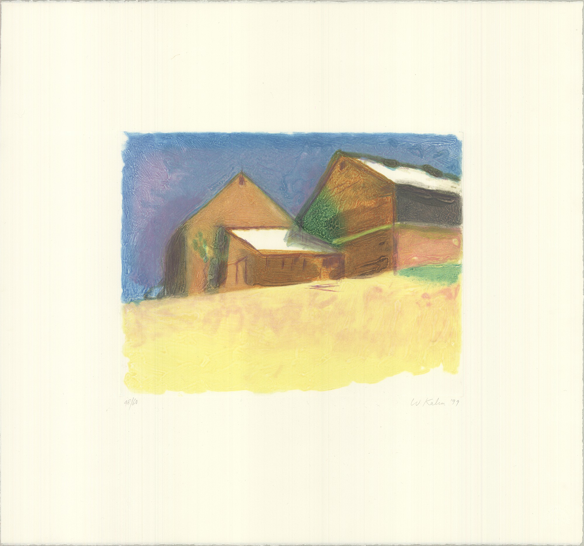 Wolf Kahn, Southampton Barn Wolf Kahn, Southampton Barn