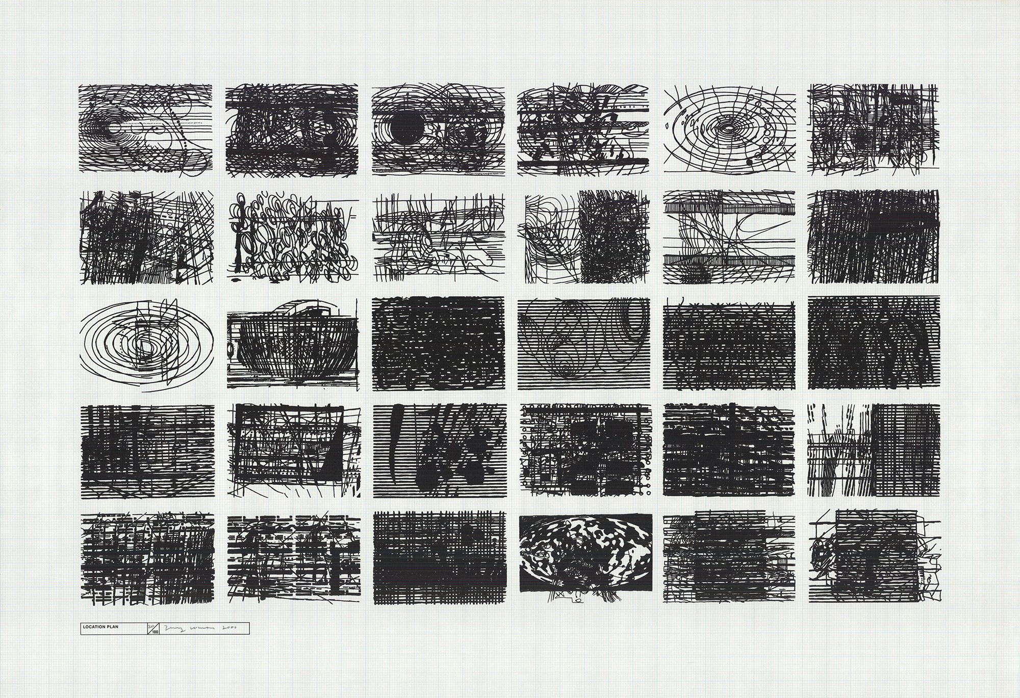 Terry Winters, Location Plan Terry Winters, Location Plan