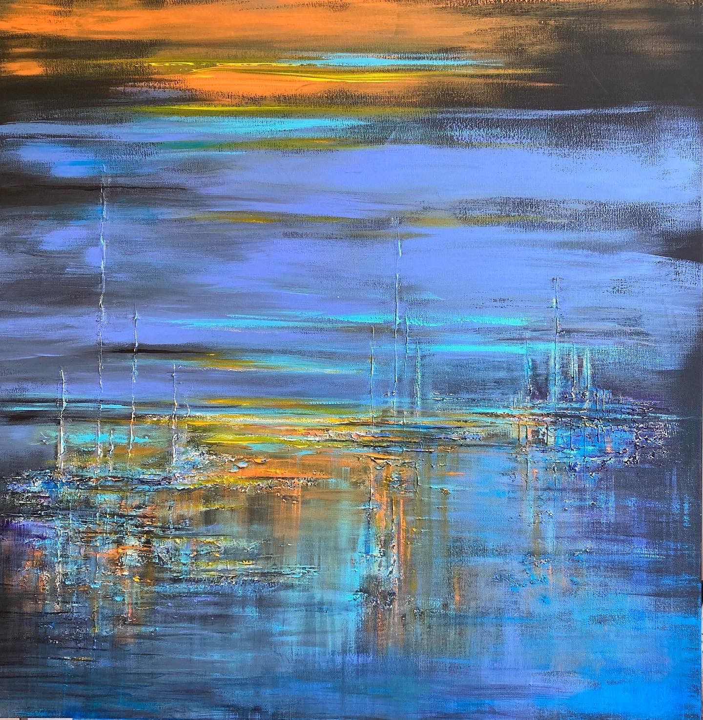 Odette Muller, Blue sunset Odette Muller, Blue sunset