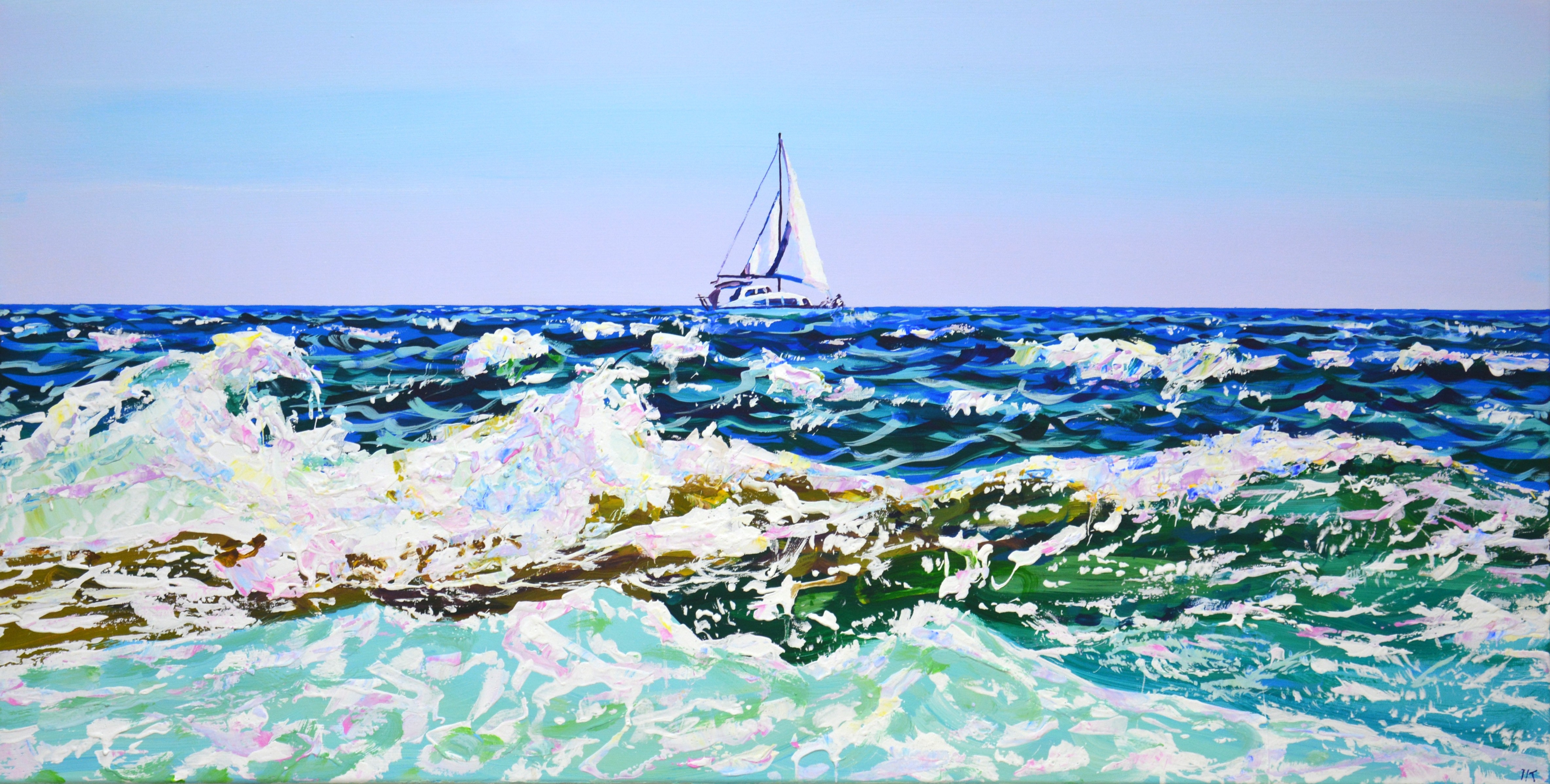 Iryna Kastsova, Ocean, Waves, Yacht. Iryna Kastsova, Ocean, Waves, Yacht.