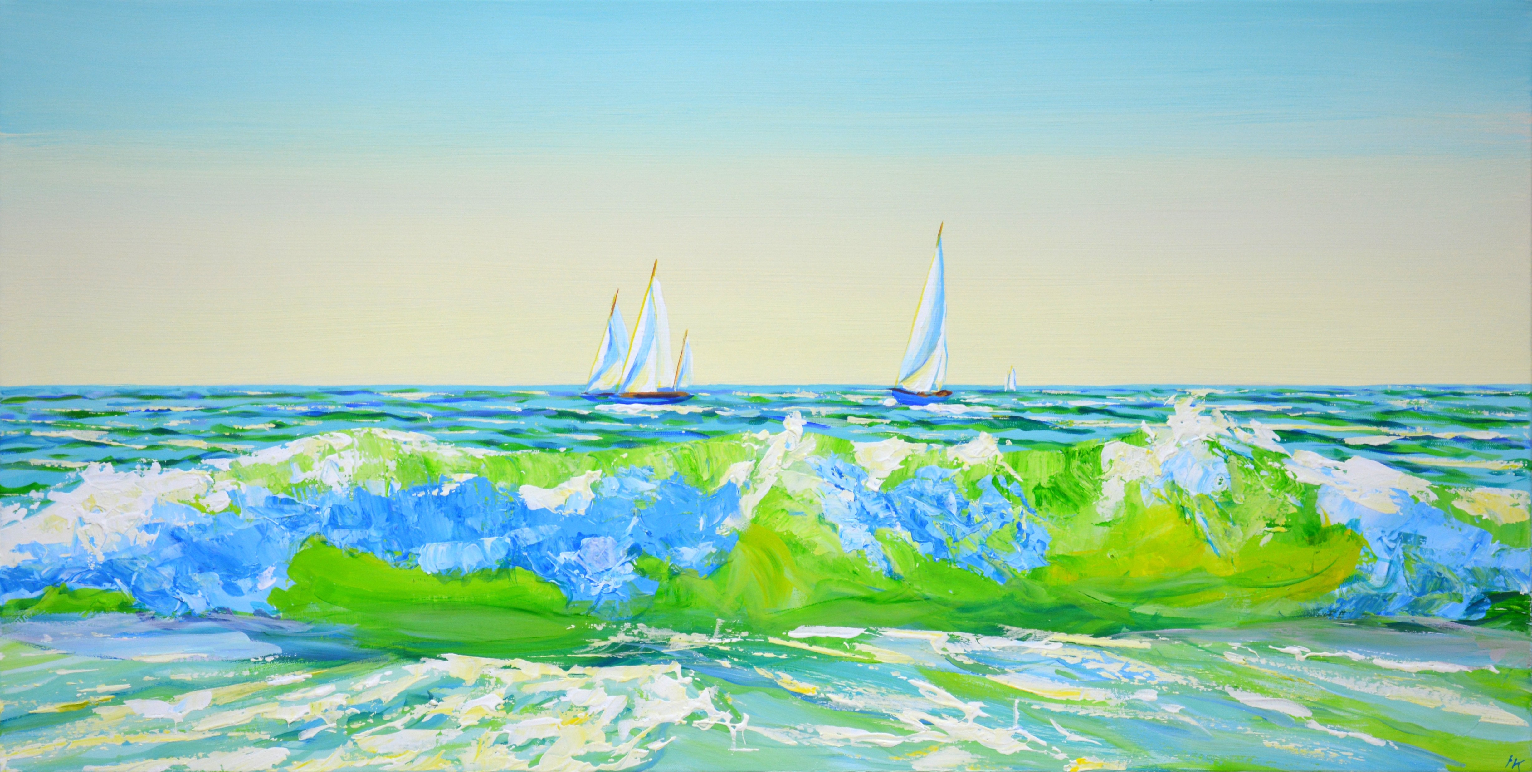 Iryna Kastsova, Ocean Waves. Sailboats 3. Iryna Kastsova, Ocean Waves. Sailboats 3.