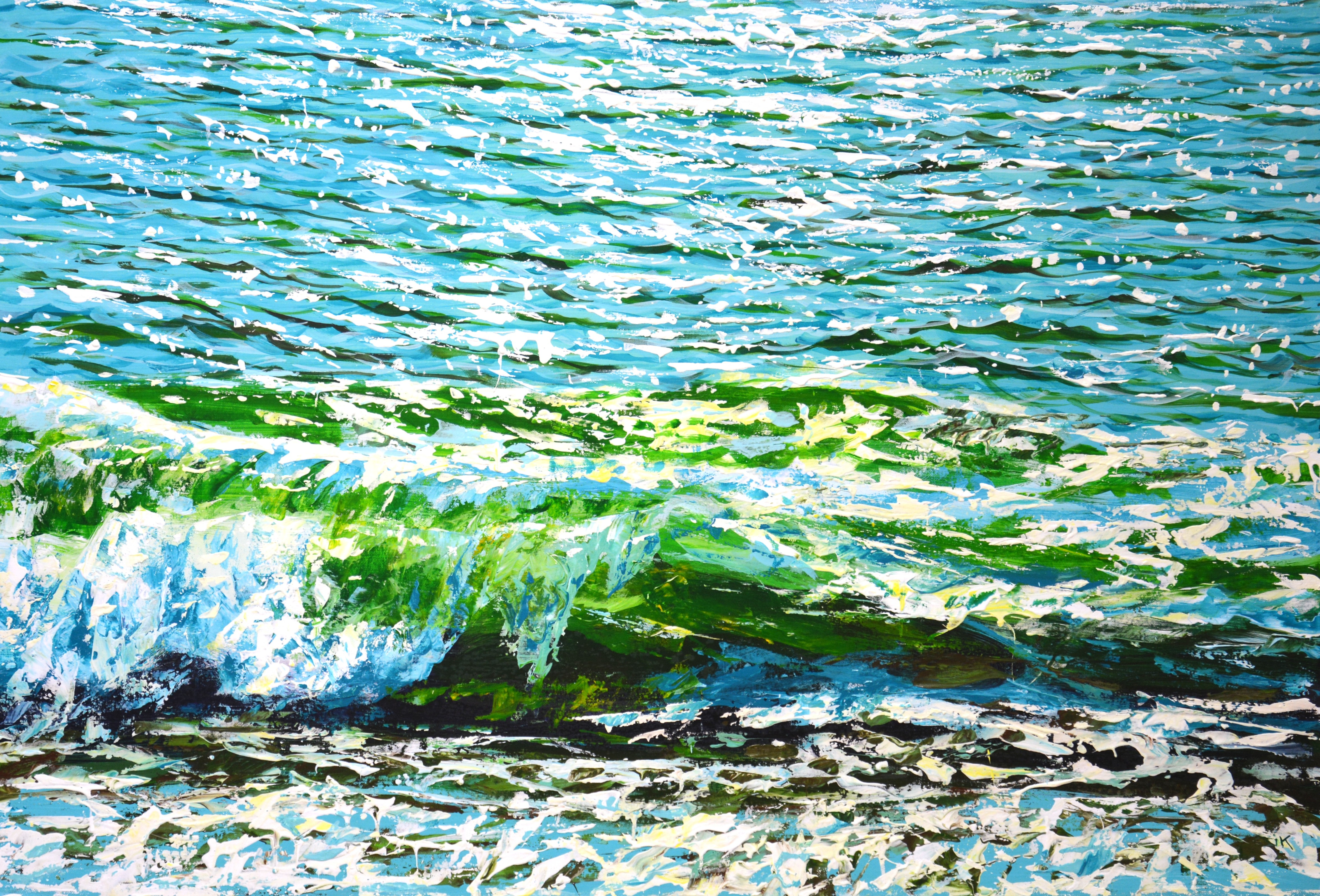 Iryna Kastsova, Waves. Turquoise 6. Iryna Kastsova, Waves. Turquoise 6.