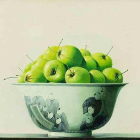 Peinture, Green apples, Zhang Wei Guang
