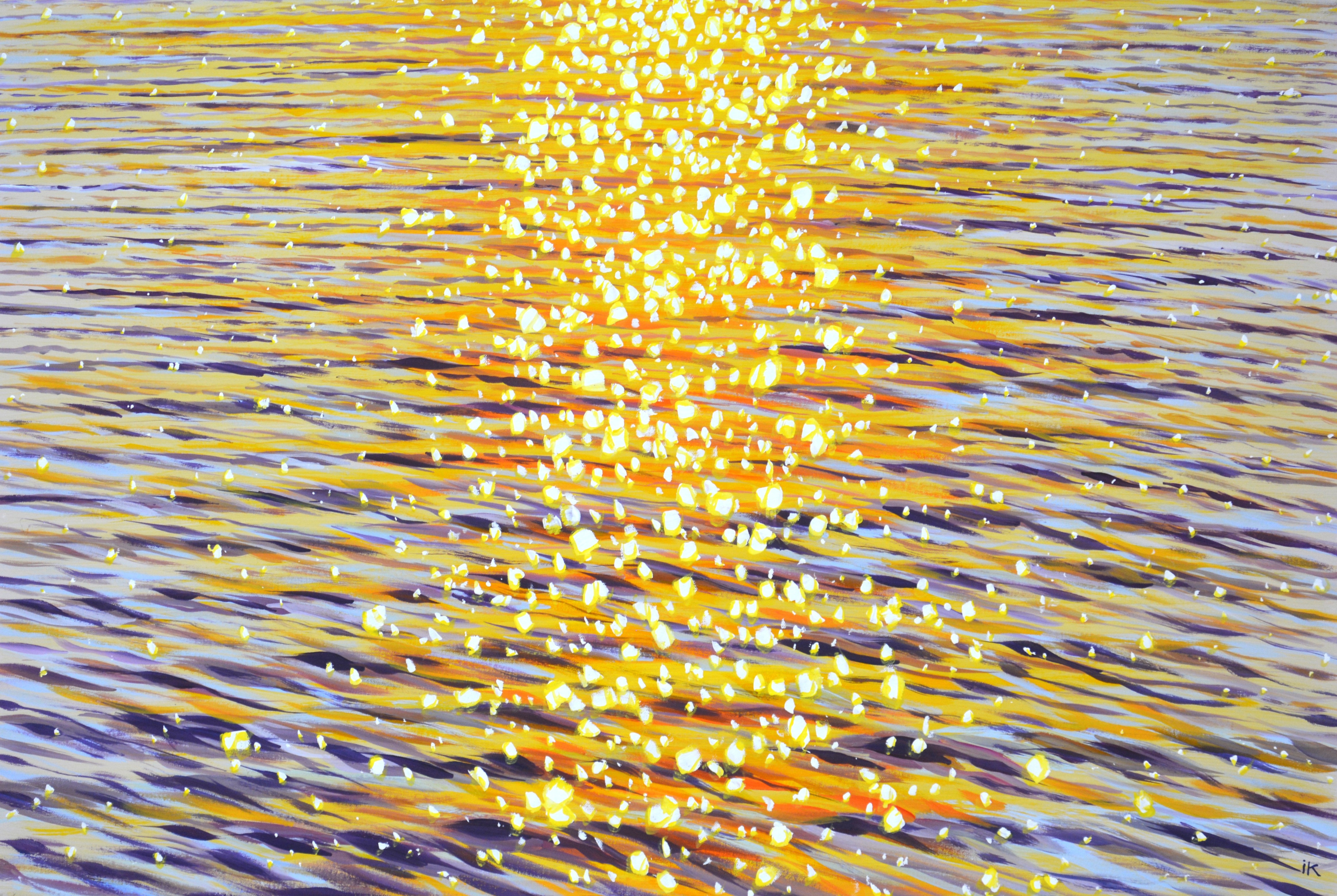 Iryna Kastsova, Evening sparks on the water. Iryna Kastsova, Evening sparks on the water.