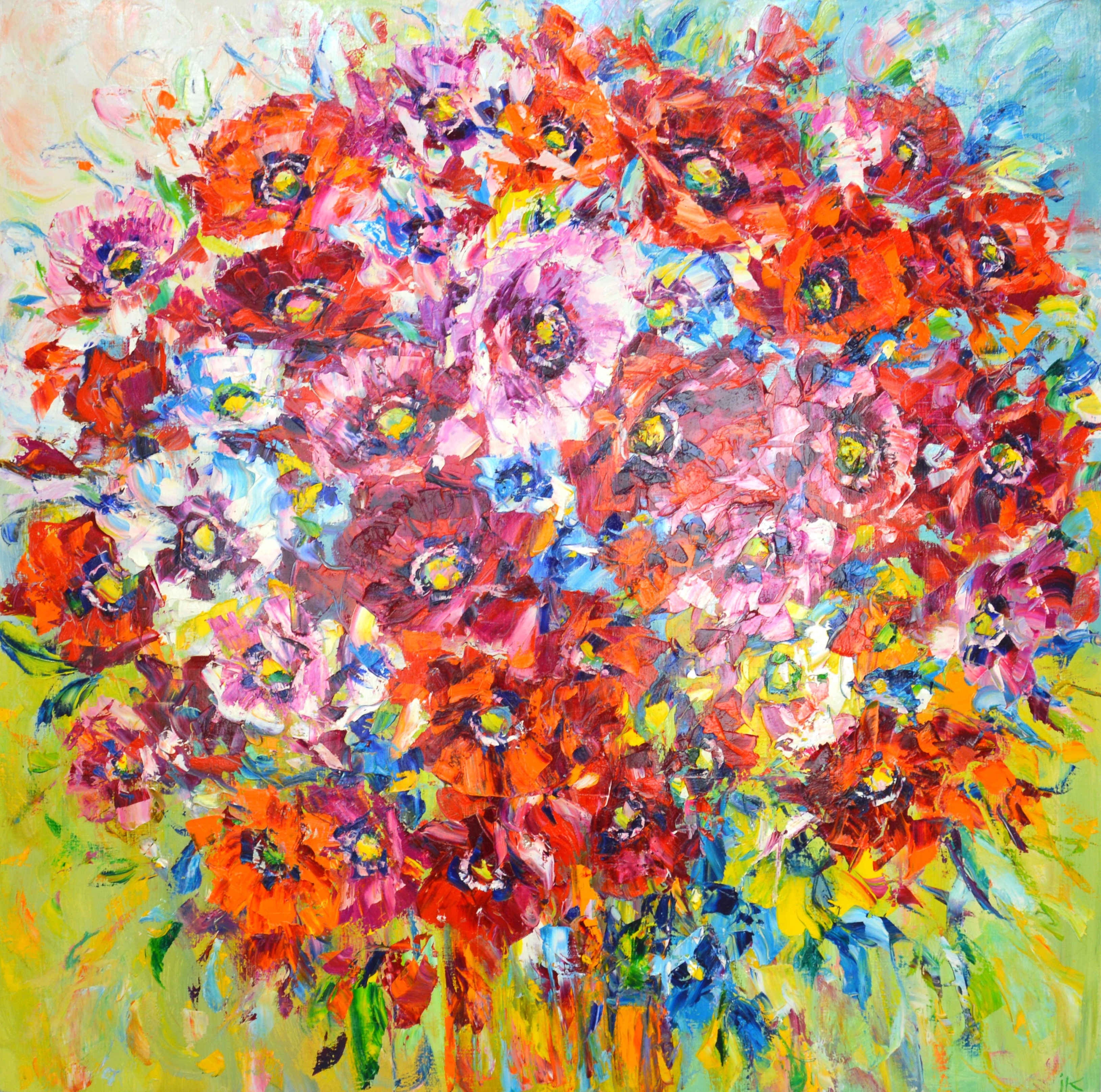 Iryna Kastsova, Poppy mood. Iryna Kastsova, Poppy mood.