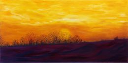 Peinture, Sunset over Ireland», Horizons series, Olena Smal