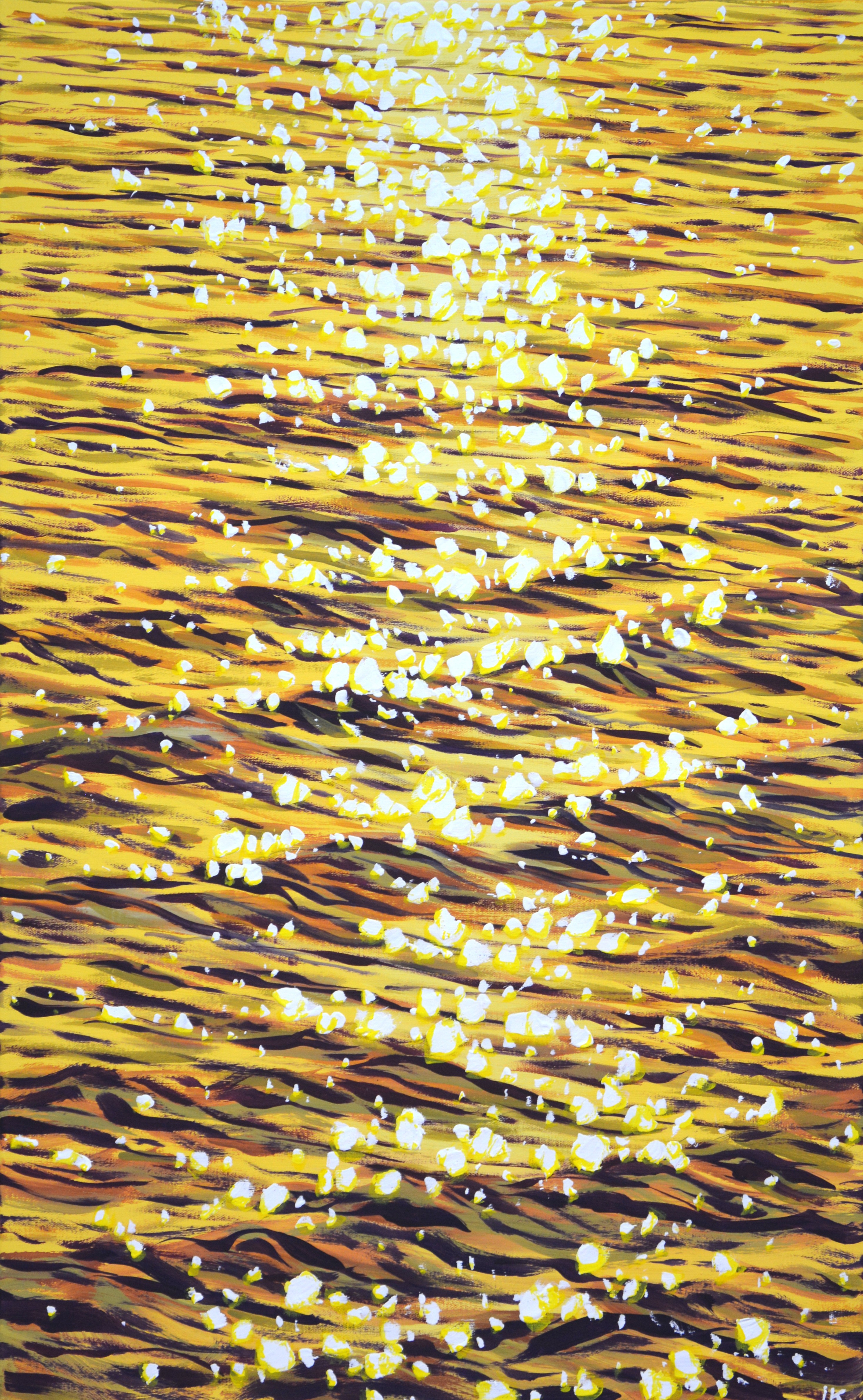 Iryna Kastsova, Gold glare on the water 2. Iryna Kastsova, Gold glare on the water 2.