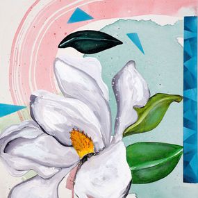 Painting, Magnolia - Selene, Poonam Choudhary