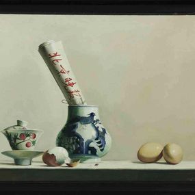 Painting, Breakfast, Zhang Wei Guang