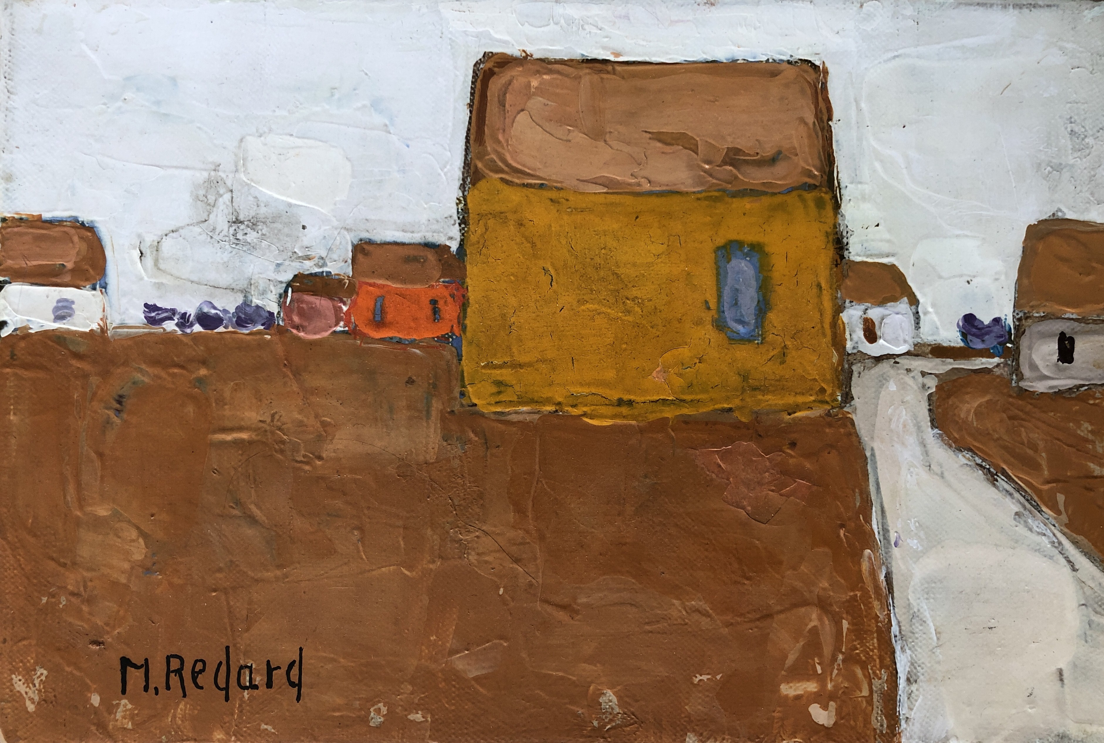 Maurice Redard, Paysage de Siena, Toscane Maurice Redard, Paysage de Siena, Toscane