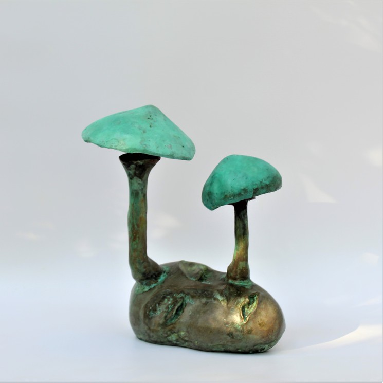 ▷ Vénus aux champignons par Didier Fournier, 2022, Sculpture