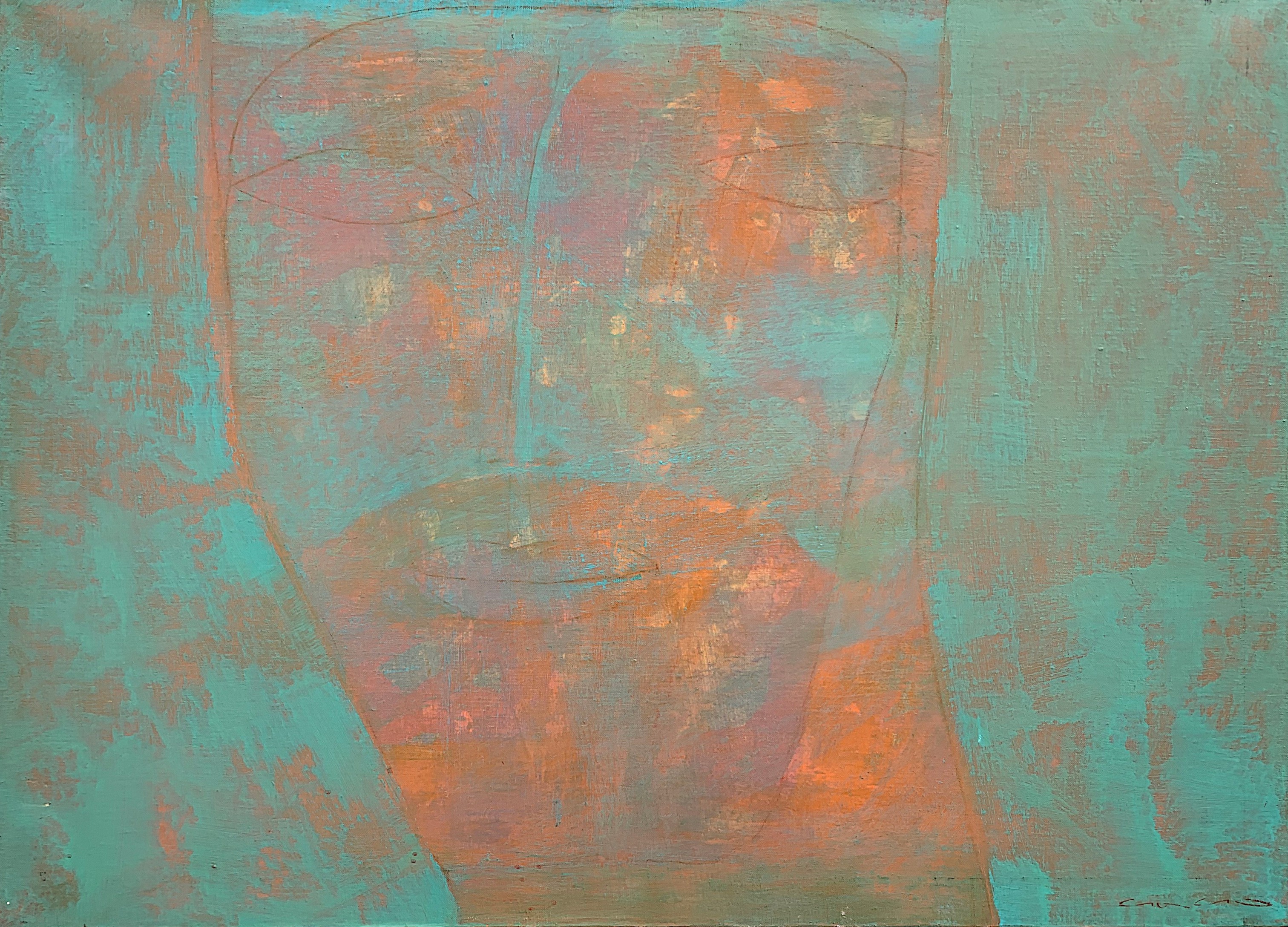 Gago Chtchyan, Green Portraite Gago Chtchyan, Green Portraite