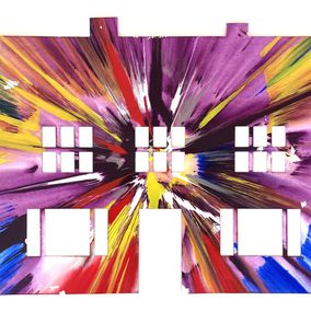 House Spin Painting, Damien Hirst