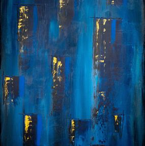 Painting, Blues, Sylvie Lauvray