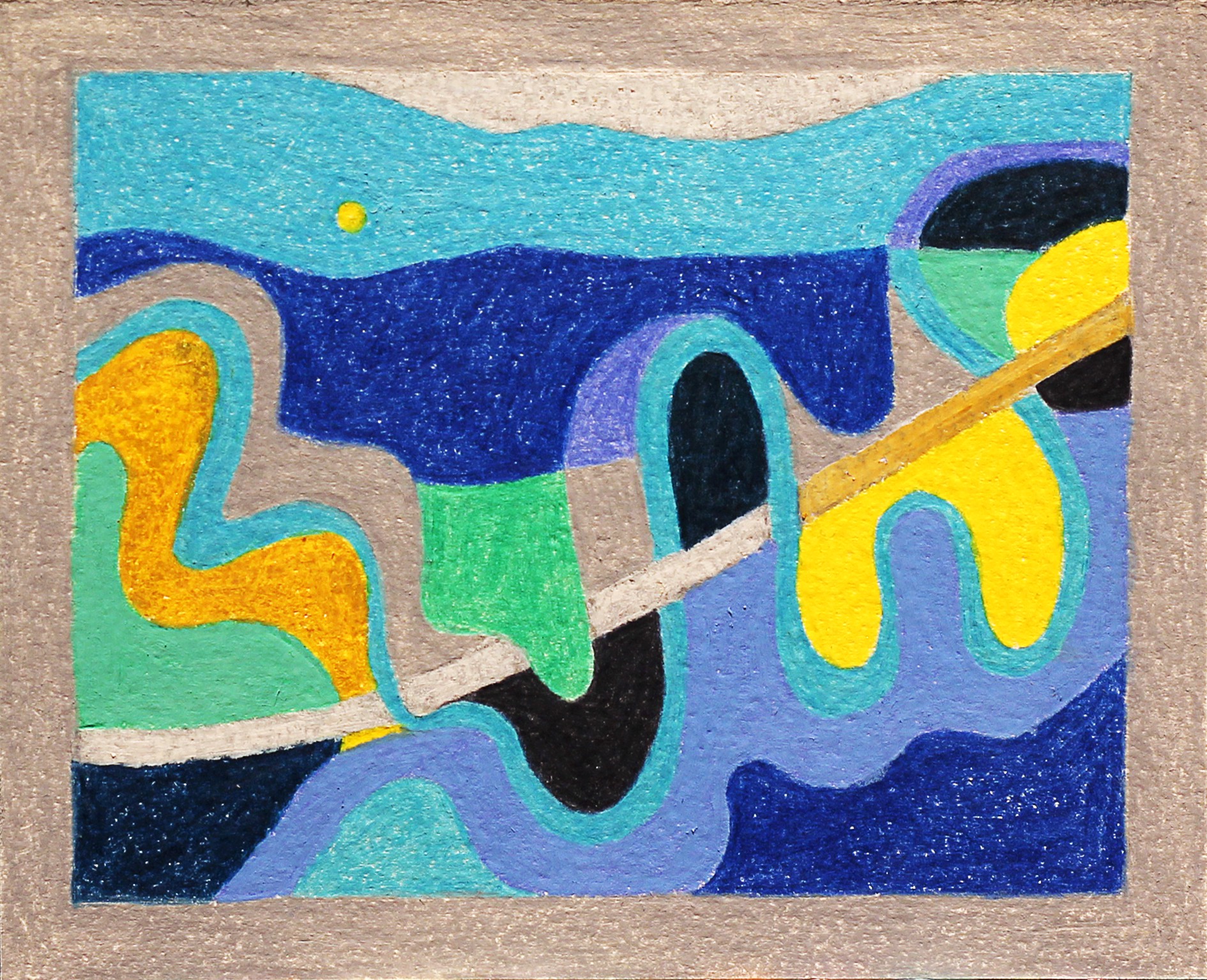 Aurélie Trabaud, Abstract landscape N°6 Aurélie Trabaud, Abstract landscape N°6
