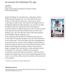 Giulio Paolini, Les aventure de la dialectique II Giulio Paolini, Les aventure de la dialectique II