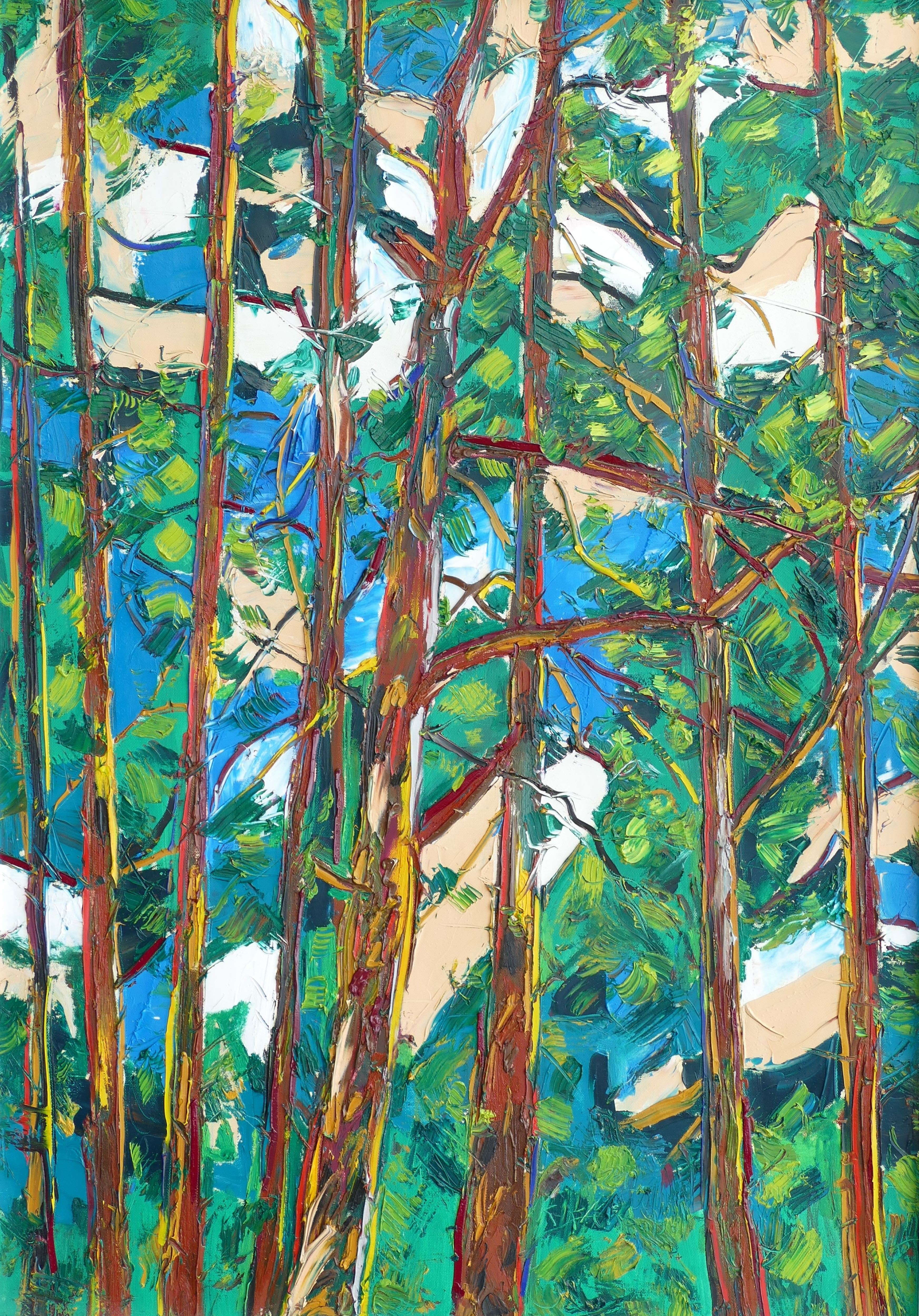 Karl-Karol Chrobok, Piece of forest - pines Karl-Karol Chrobok, Piece of forest - pines