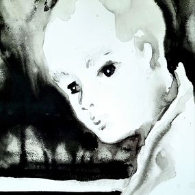 Contemplation Jeune moine, Sounya Whang