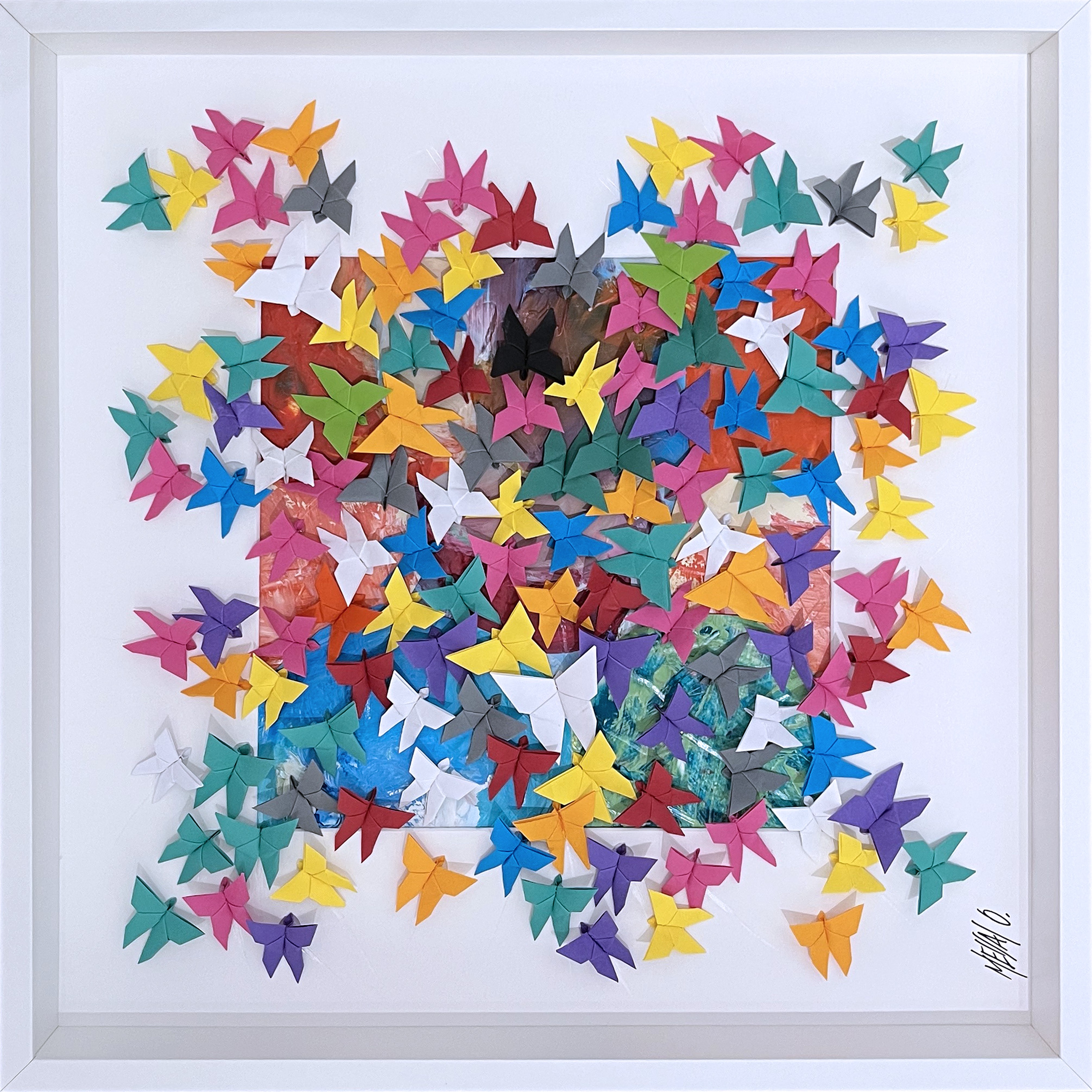 Olivier Messas, Le bonheur est comme un papillon... (Origami 2022) Olivier Messas, Le bonheur est comme un papillon... (Origami 2022)